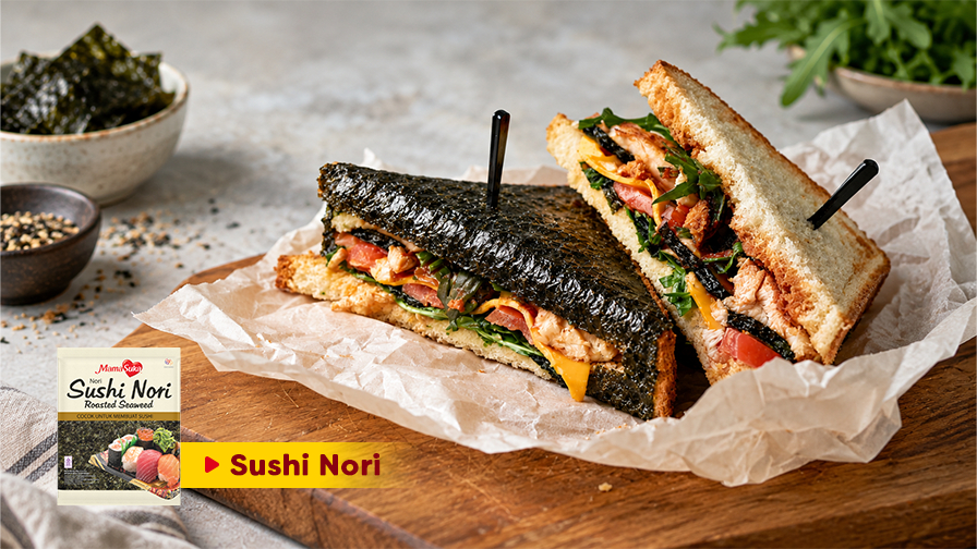 Resep Membuat Sandwich Sehat dengan Isian Ayam dan Sushi Nori Bekal Anak